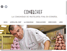 Tablet Screenshot of conelchef.com